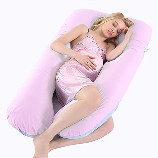 Moxuan Pregnant Pillow,Maternity Pillow,Pregnancy Pillow for Sleeping,U Shaped Support Body Pillow for Pregnant Women, Ful...